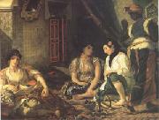 Eugene Delacroix Algerian Women in Their Appartments (mk05) Spain oil painting artist